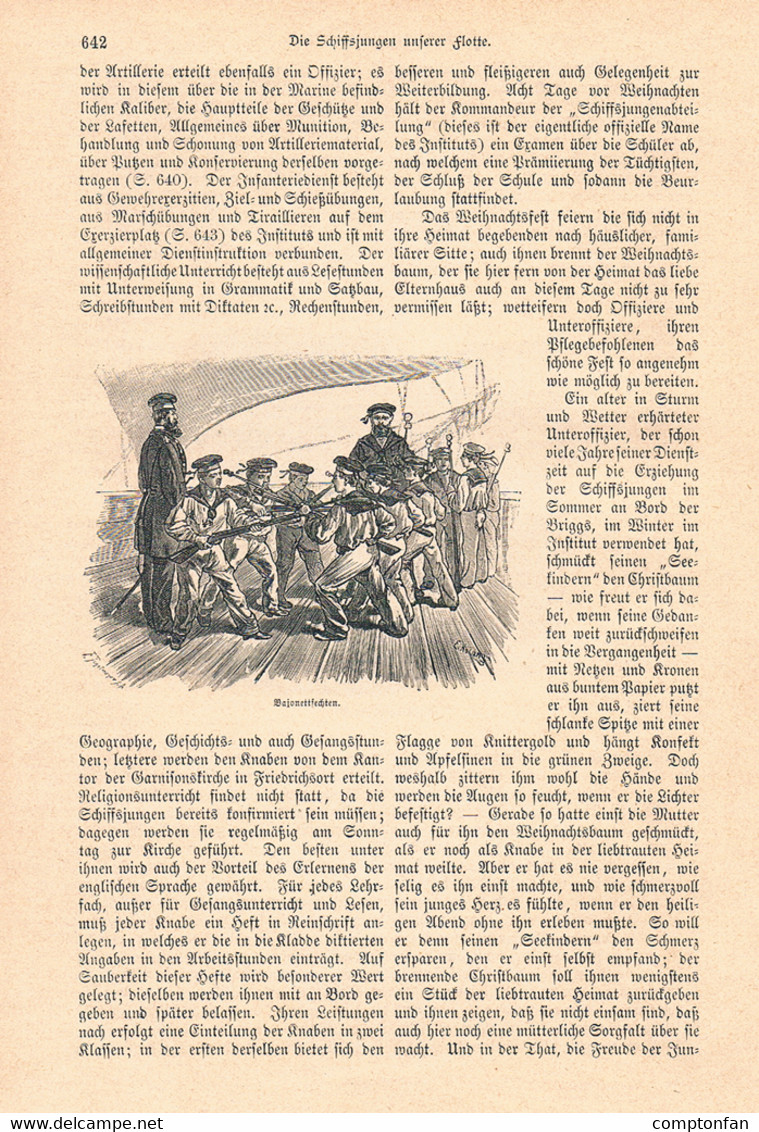 A102 883 Marine Schiff Schiffjunge Moses Matrosen Artikel Mit 8 Bildern 1885 !! - Autres & Non Classés