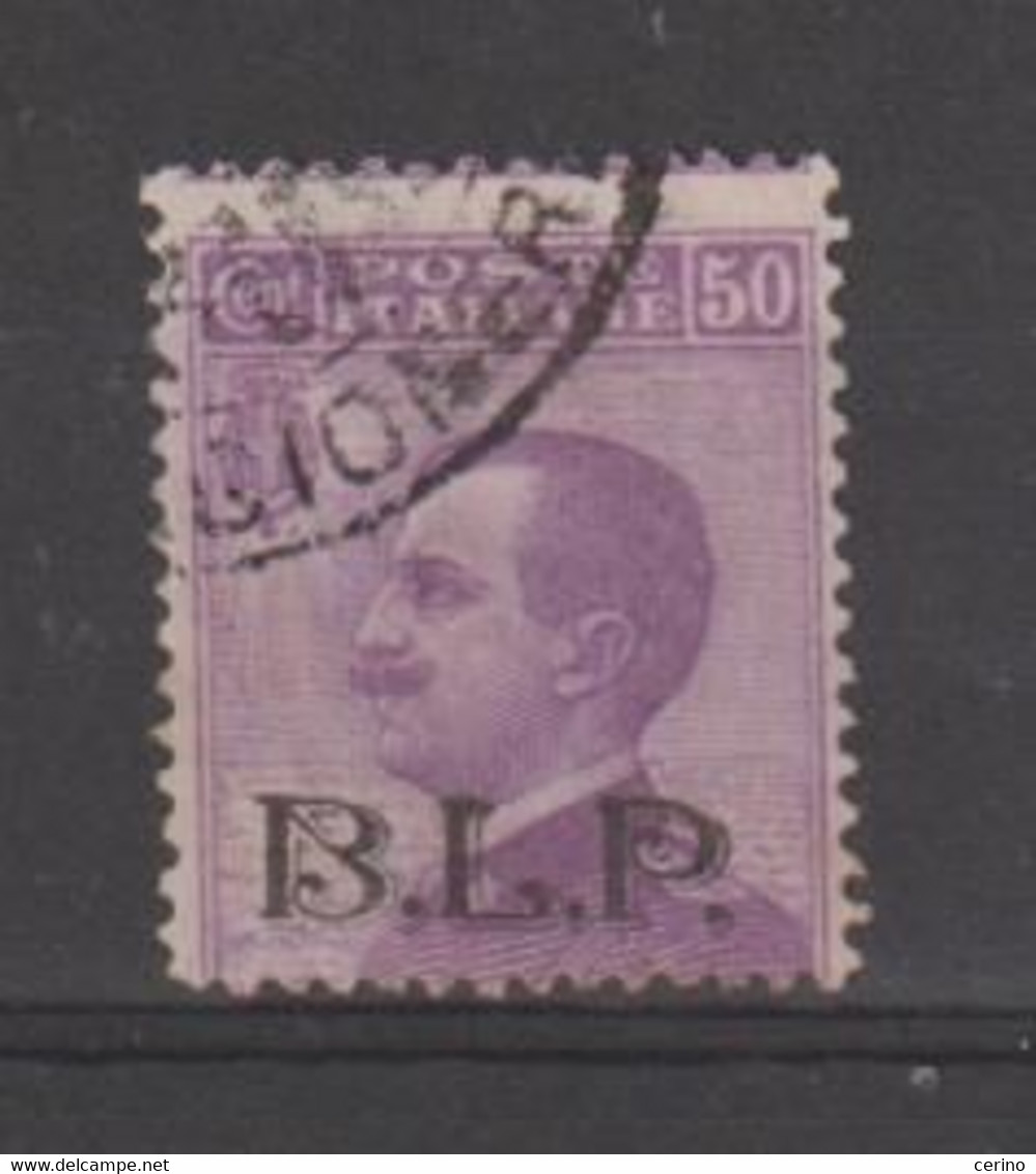 REGNO:  1922/23  B.L.P. -  50 C. VIOLETTO  US. -  NON  PERIZIATO  -  SASS. 10 - Zegels Voor Reclameomslagen (BLP)