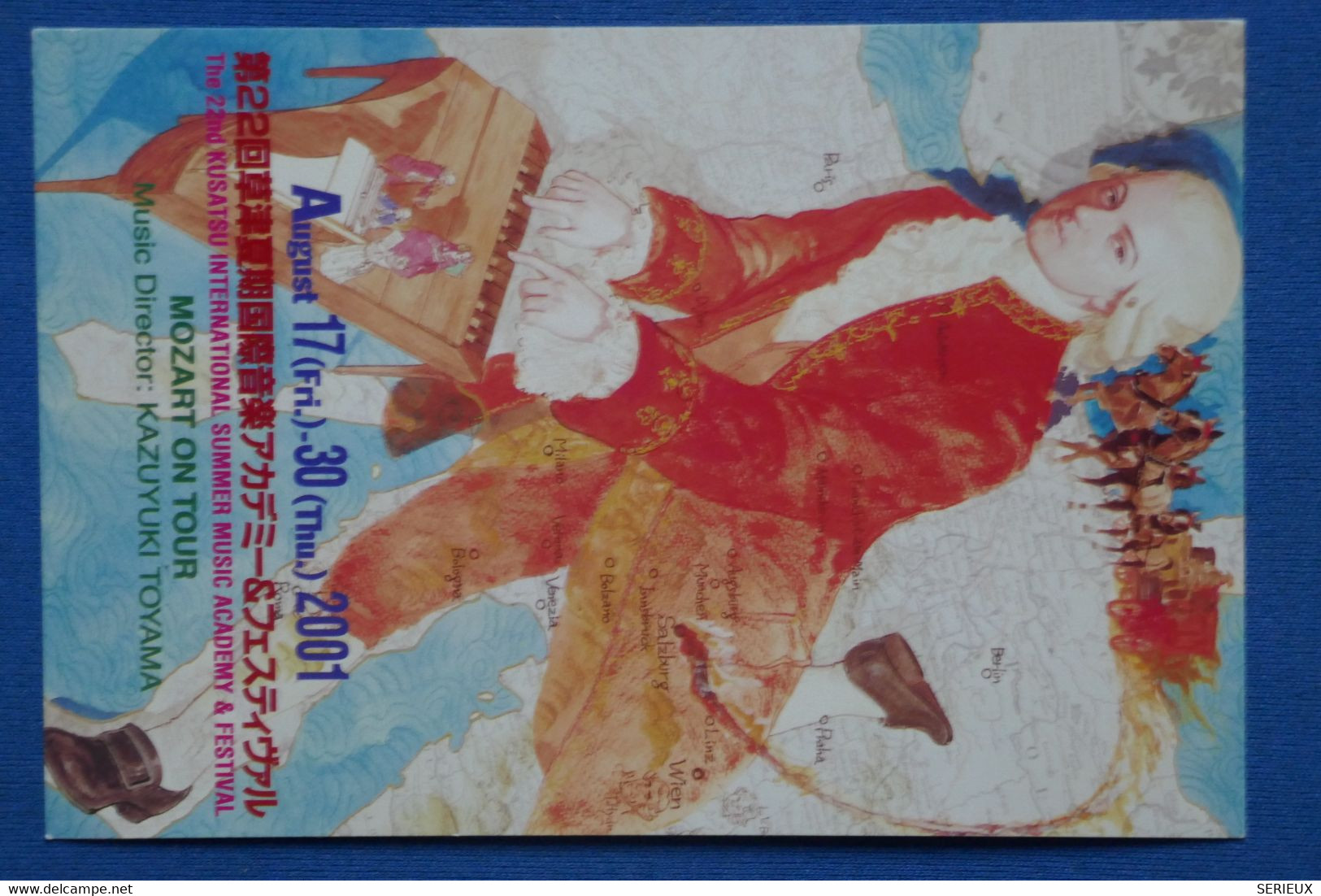 AA 2 JAPON BELLE CARTE 2001 TOKYO  POUR BESANCON  +AFFRANCH. PLAISANT - Covers & Documents
