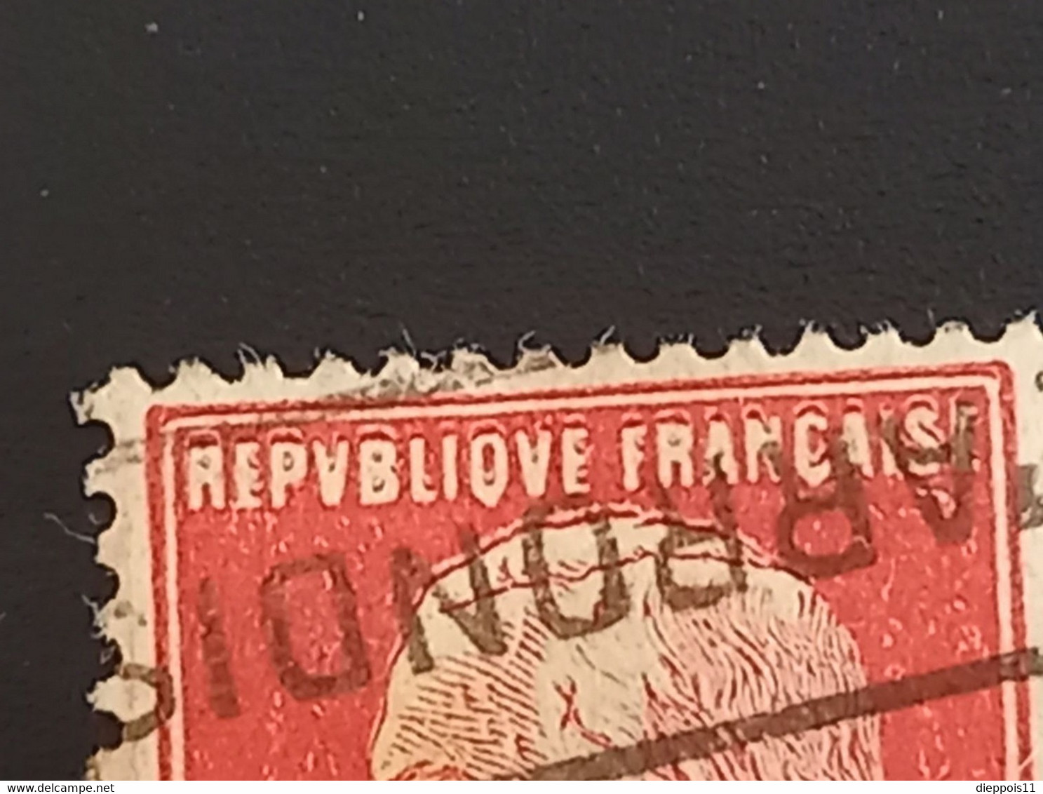 France Belle Variété Pasteur 45c Rouge N°175 Double Impression Oblitéré - Gebruikt