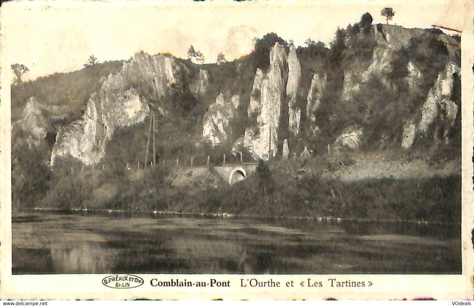 034 312 - CPA -  Belgique - Comblain-au-Pont - L'Ourthe Et "Les Tartines" - Comblain-au-Pont