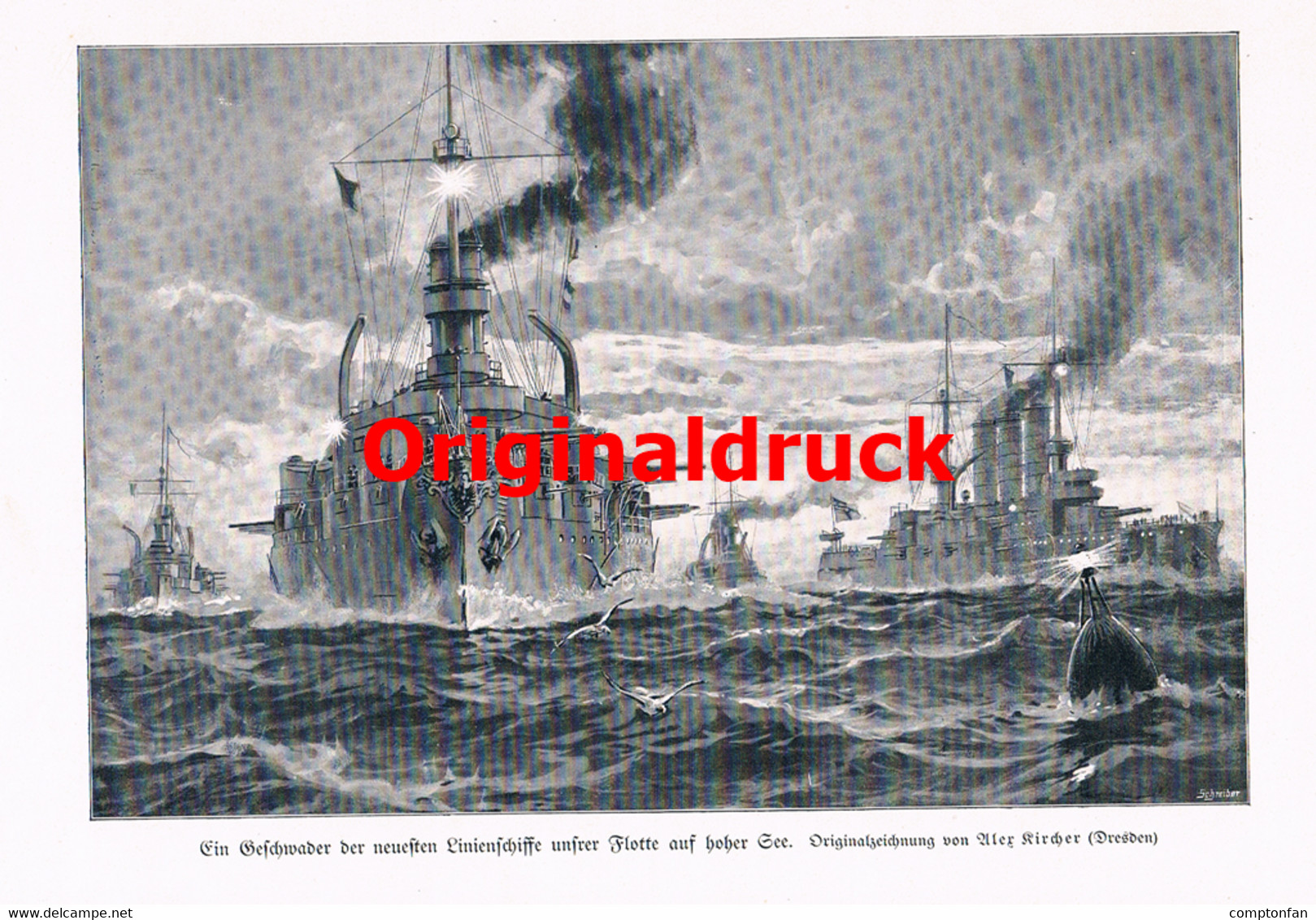 A102 906 Modernes Linienschiff Panzerschiff Artikel Mit 6 Bildern 1904 !! - Autres & Non Classés