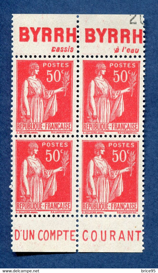 ⭐ France - Variété - YT N° 283 - Couleurs - Pétouilles - Pub Byrrh - Neuf Sans Charnière - 1932 Et 1933 ⭐ - Neufs