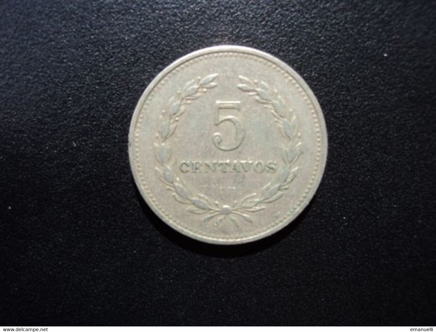 EL SALVADOR * : 5 CENTAVOS   1975 (a)      KM 149      TTB  ** - El Salvador