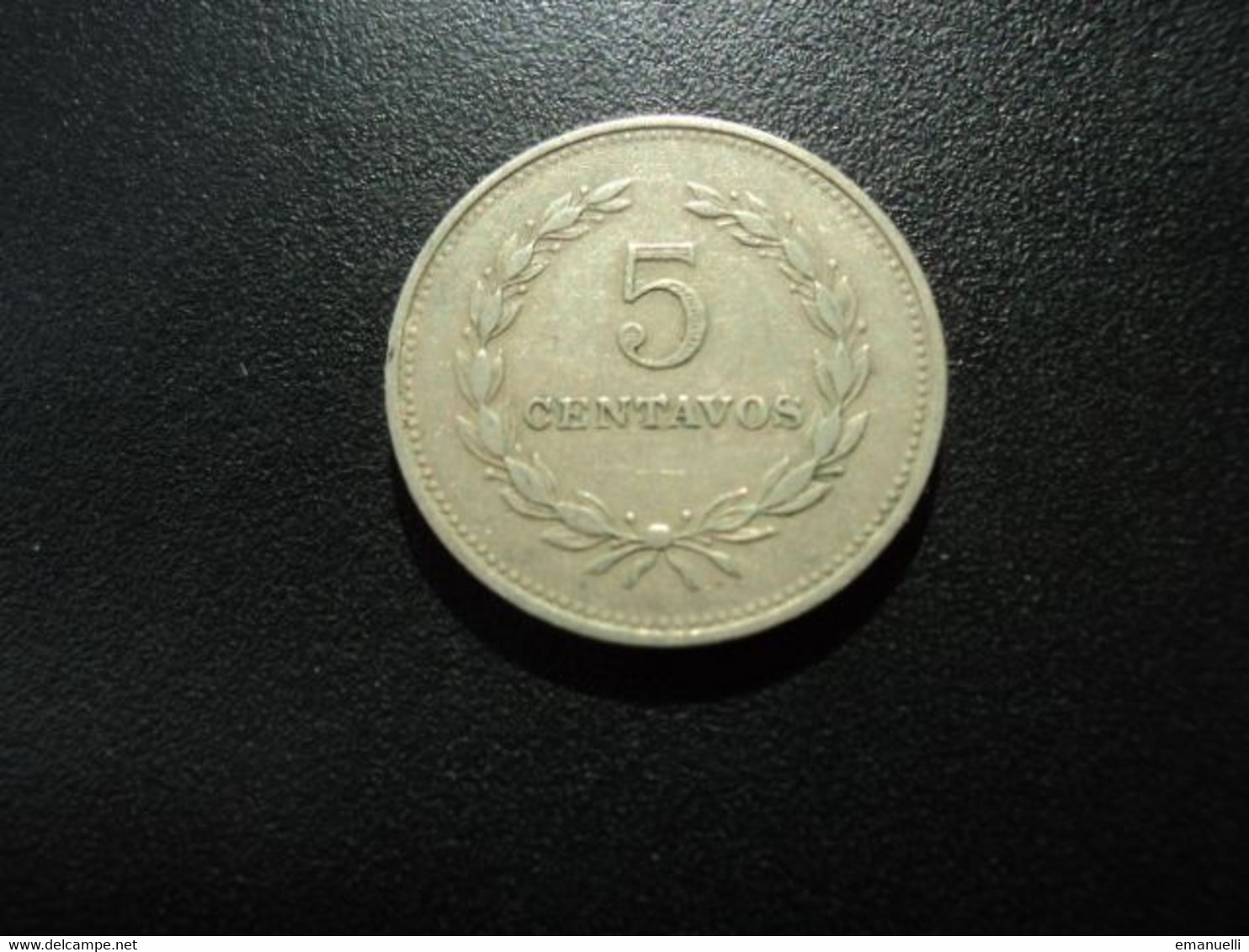 EL SALVADOR * : 5 CENTAVOS   1975 (a)      KM 149      TTB  ** - El Salvador