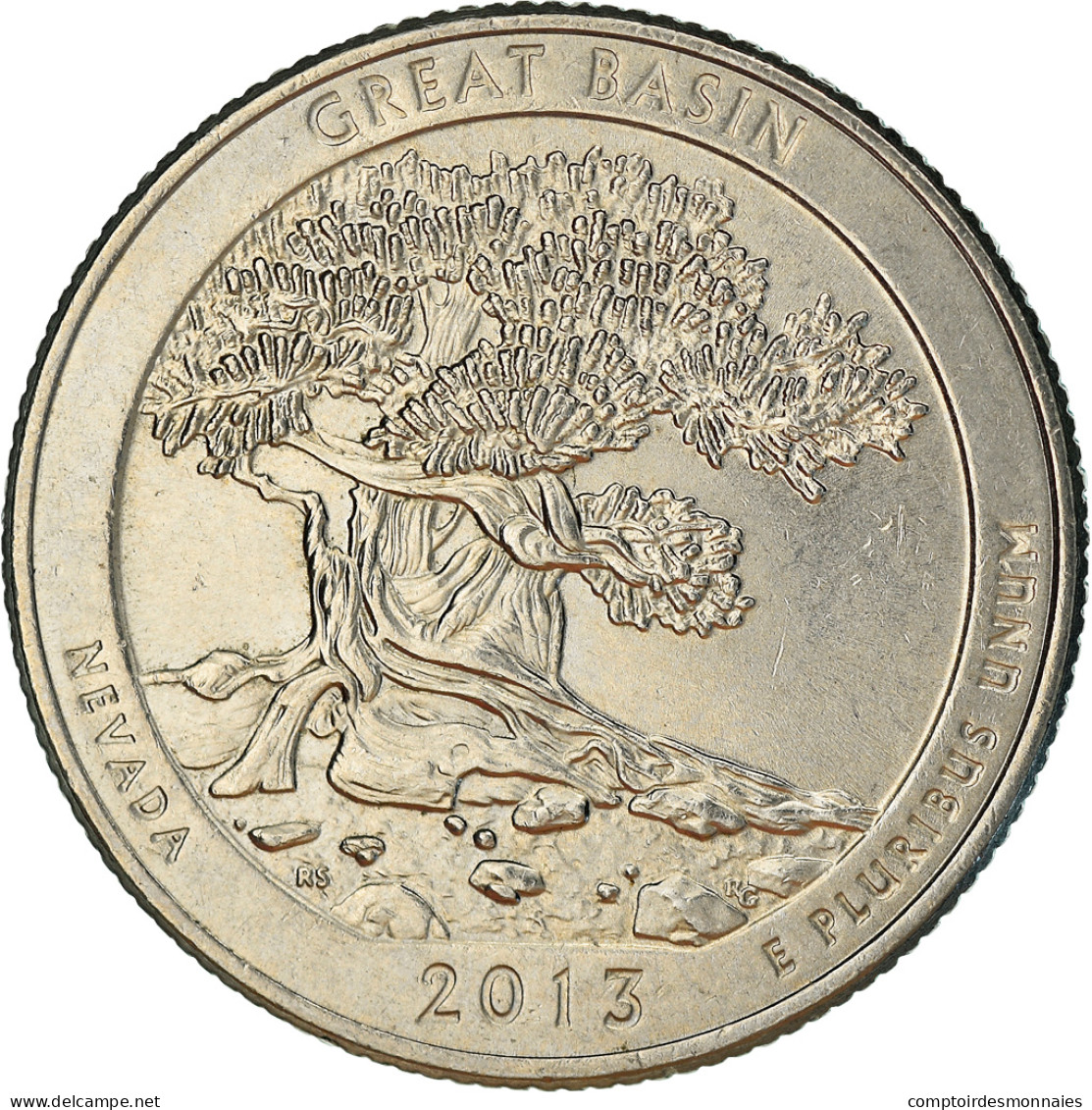 Monnaie, États-Unis, Quarter, 2013, U.S. Mint, Denver, TTB, Copper-Nickel Clad - 2010-...: National Parks