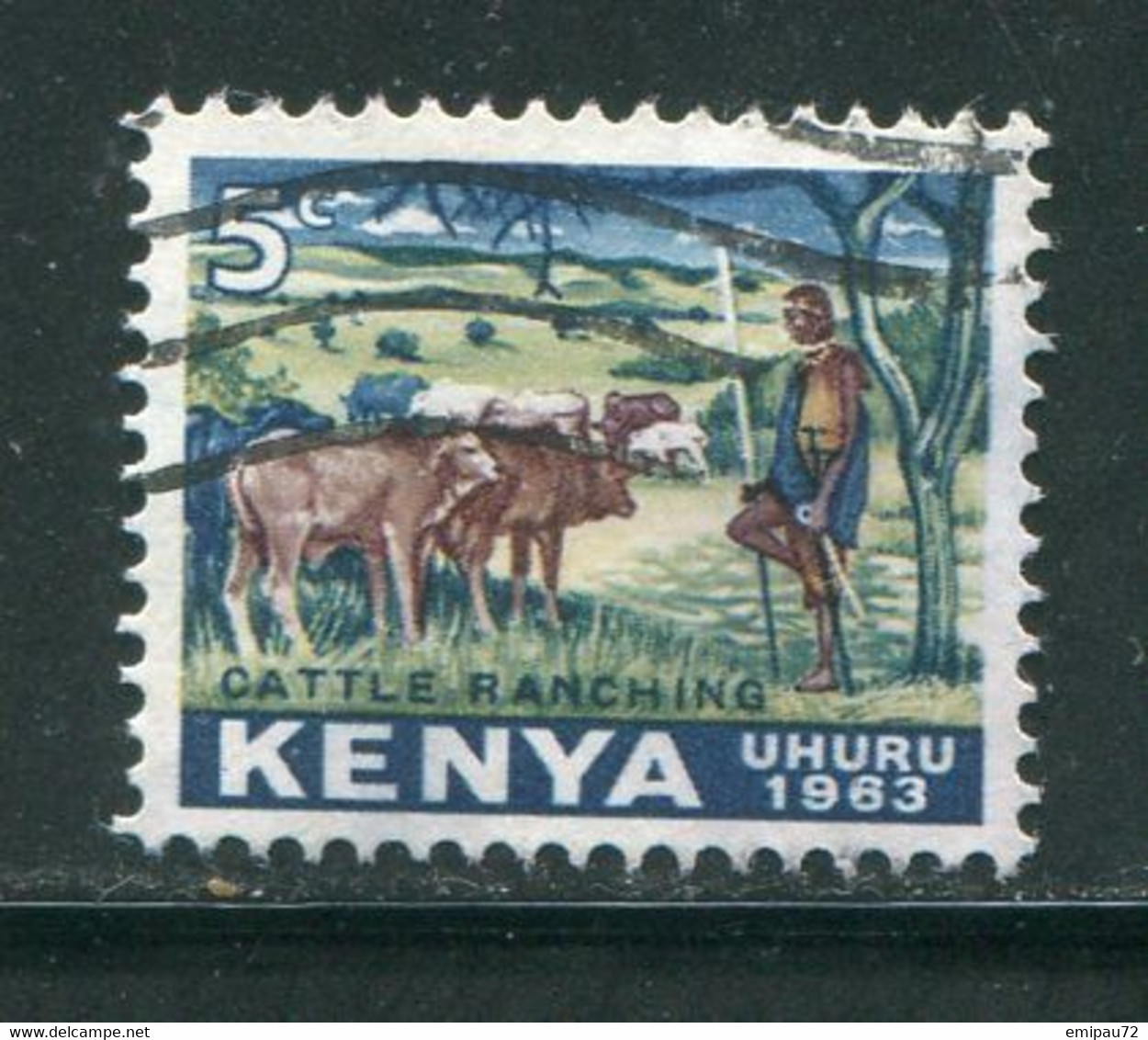KENYA- Y&T N°1- Oblitéré - Kenya (1963-...)