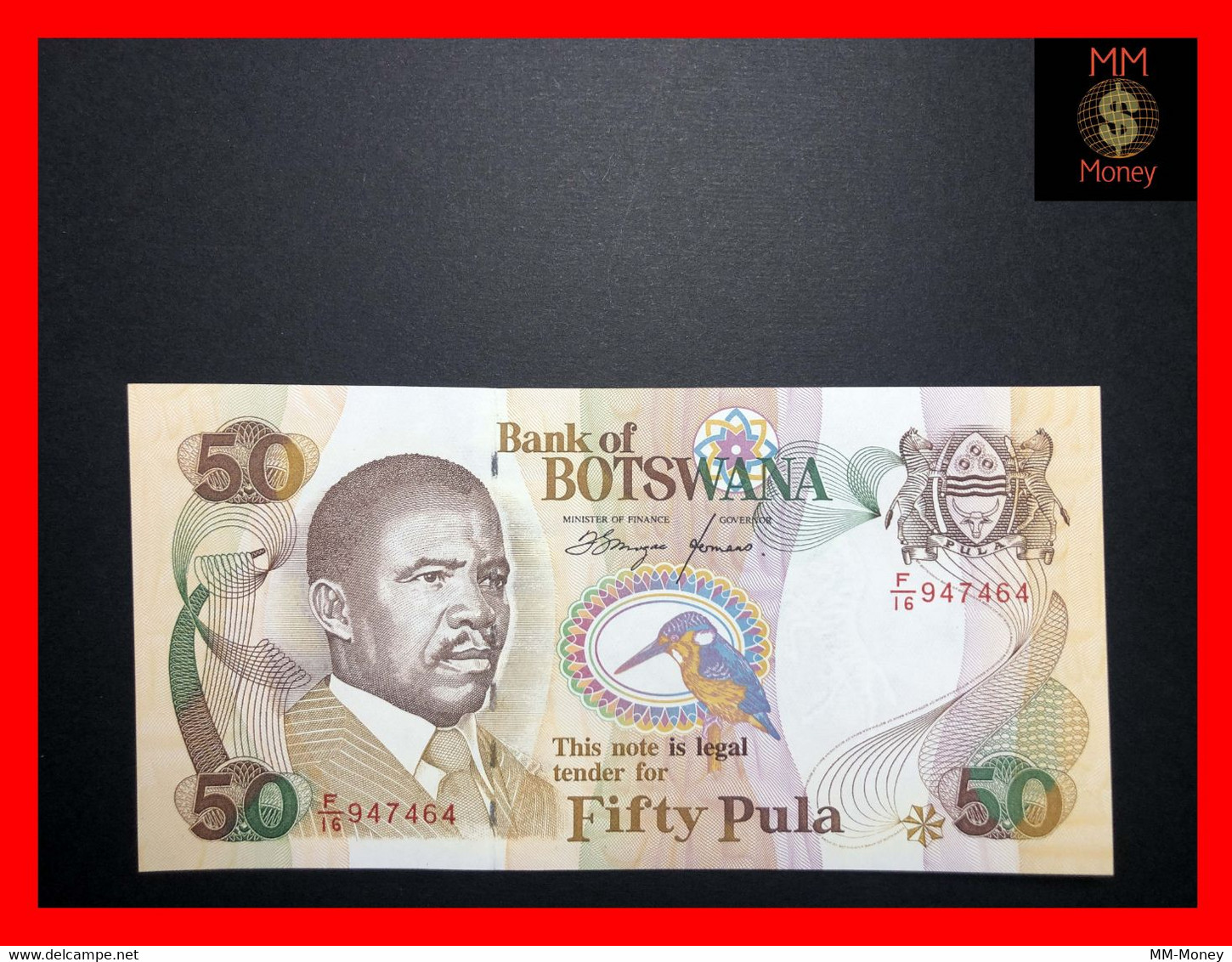 BOTSWANA  50 Pula 1997   P. 19   *rare*      UNC - Botswana