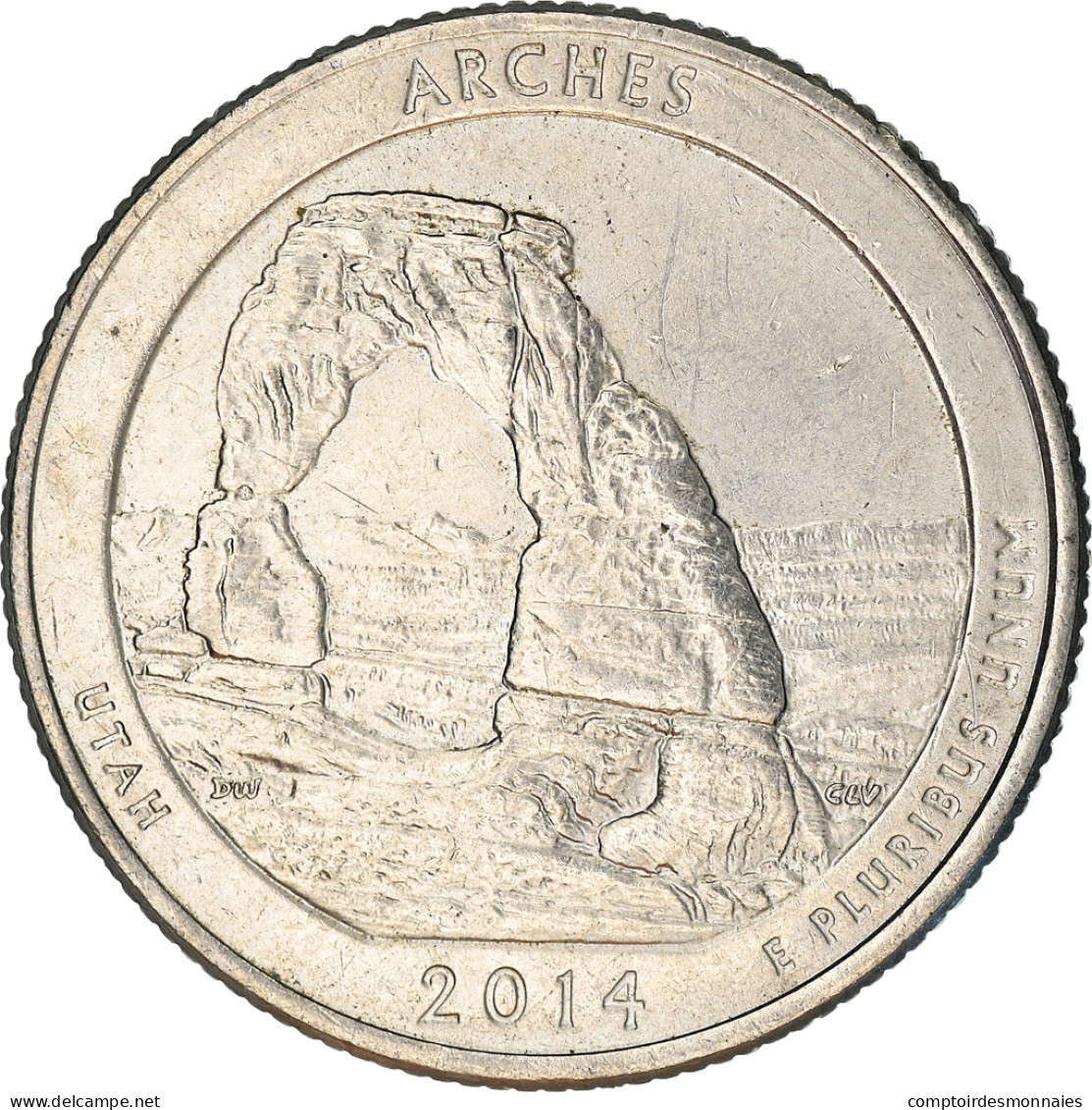 Monnaie, États-Unis, Quarter, 2014, Denver, TTB, Copper-Nickel Clad Copper - 2010-...: National Parks