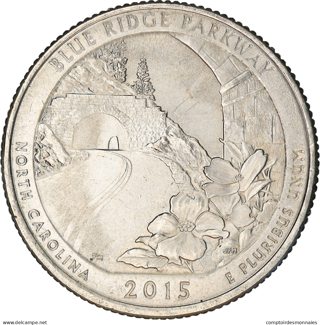 Monnaie, États-Unis, Quarter, 2015, Philadelphie, TTB+, Copper-Nickel Clad - 2010-...: National Parks
