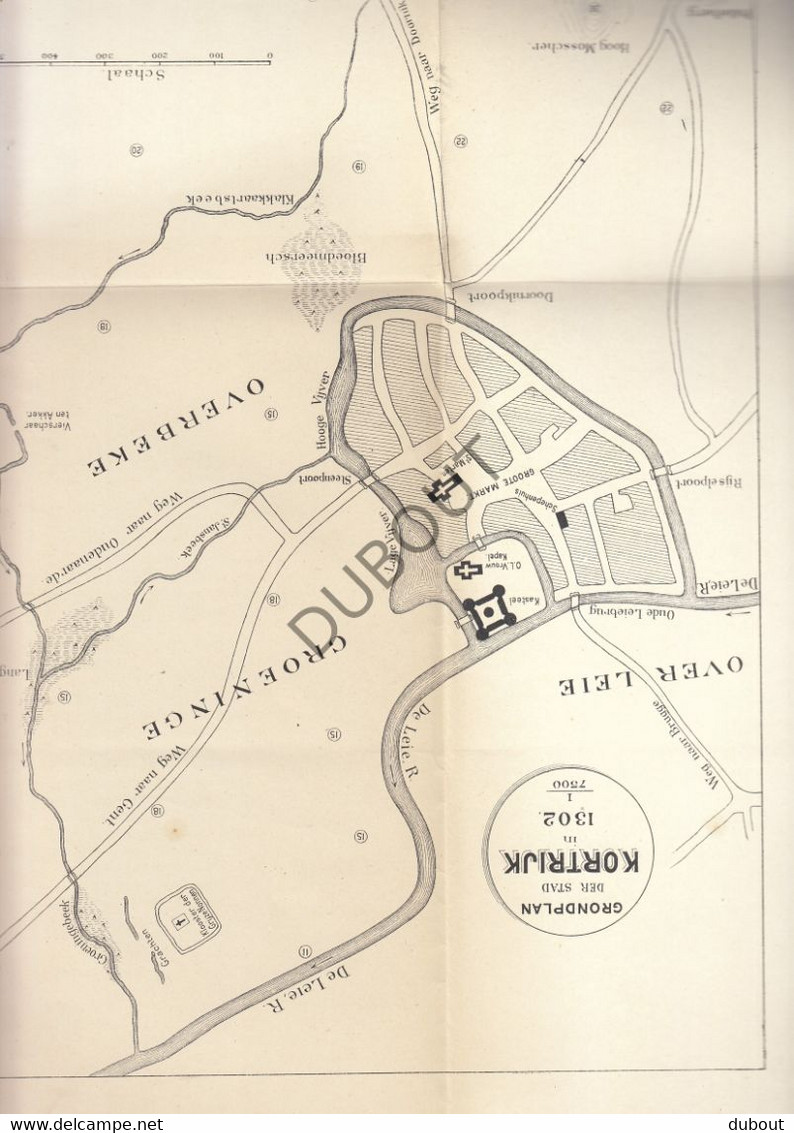 De Slag Bij Kortrijk - V. Fris - 1902 - Met Uitslaande Illustraties (S128) - Anciens