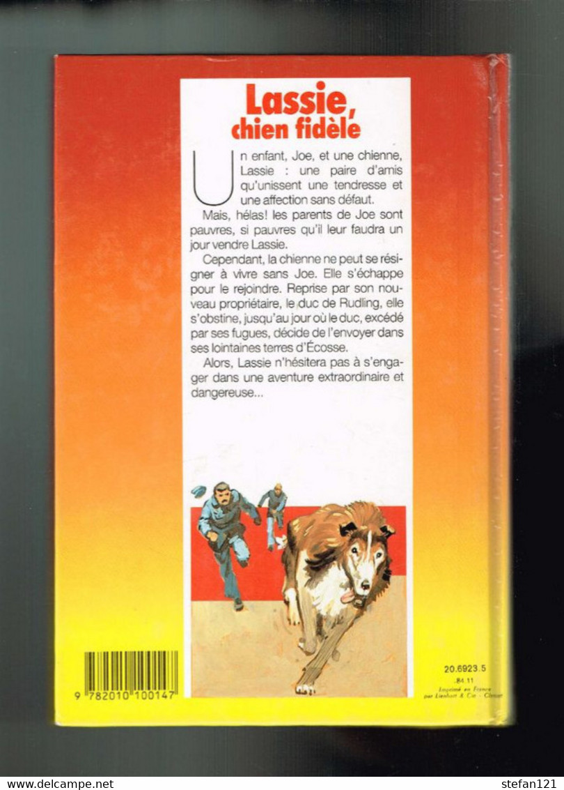 Lassie Chien Fidèle - Eric Knight - 1984 - 190 Pages 20,5 X 13,8 Cm - Ideal Bibliotheque