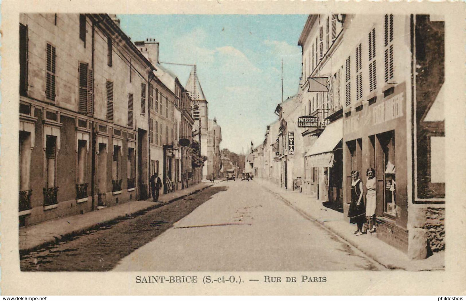 VAL D'OISE  SAINT BRICE SOUS FORET  Rue De Paris - Saint-Brice-sous-Forêt