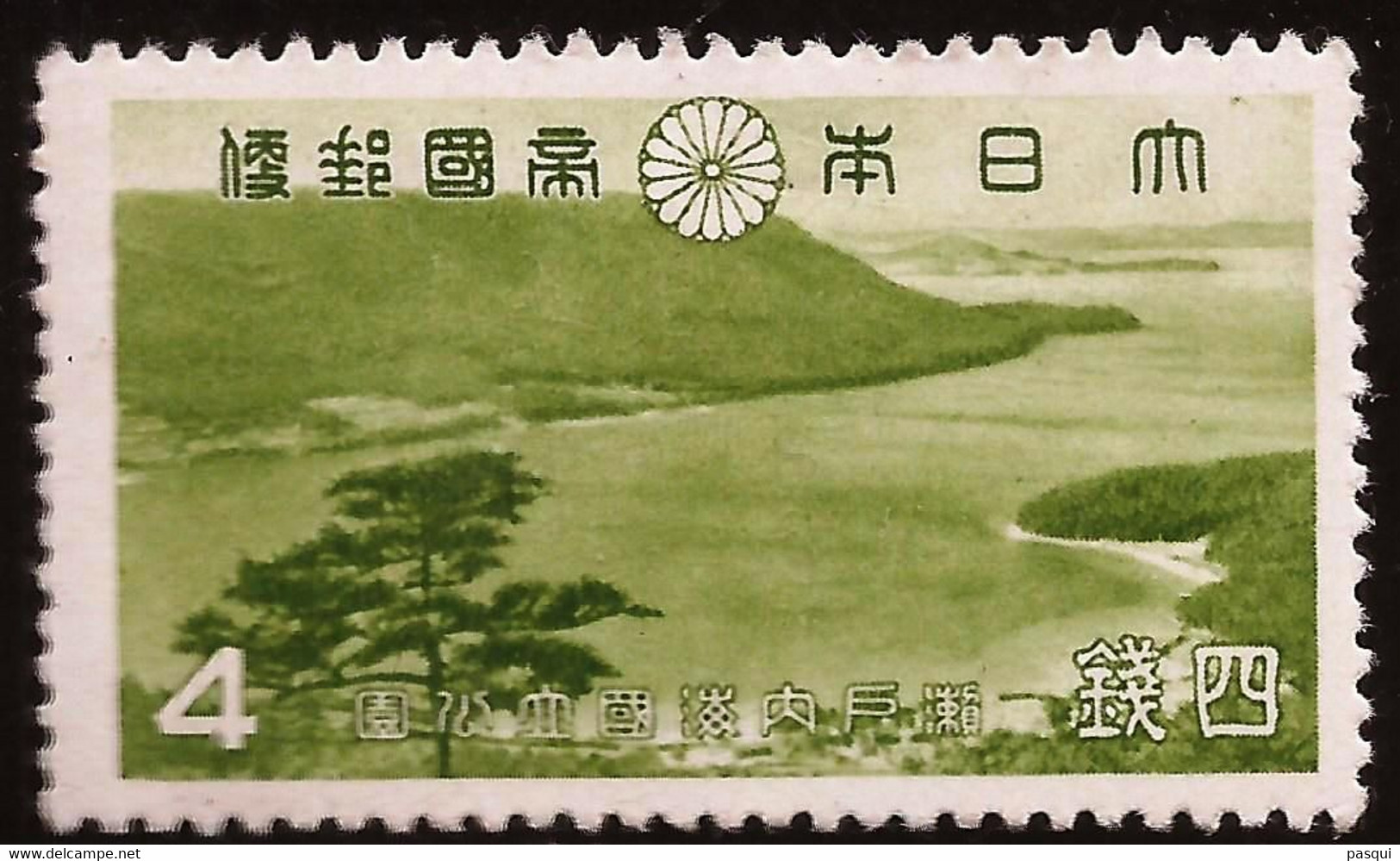 JAPON - Fx. 2919 - Yv. 284 - Parque Nacional Daisen - 1939 - * - Nuovi