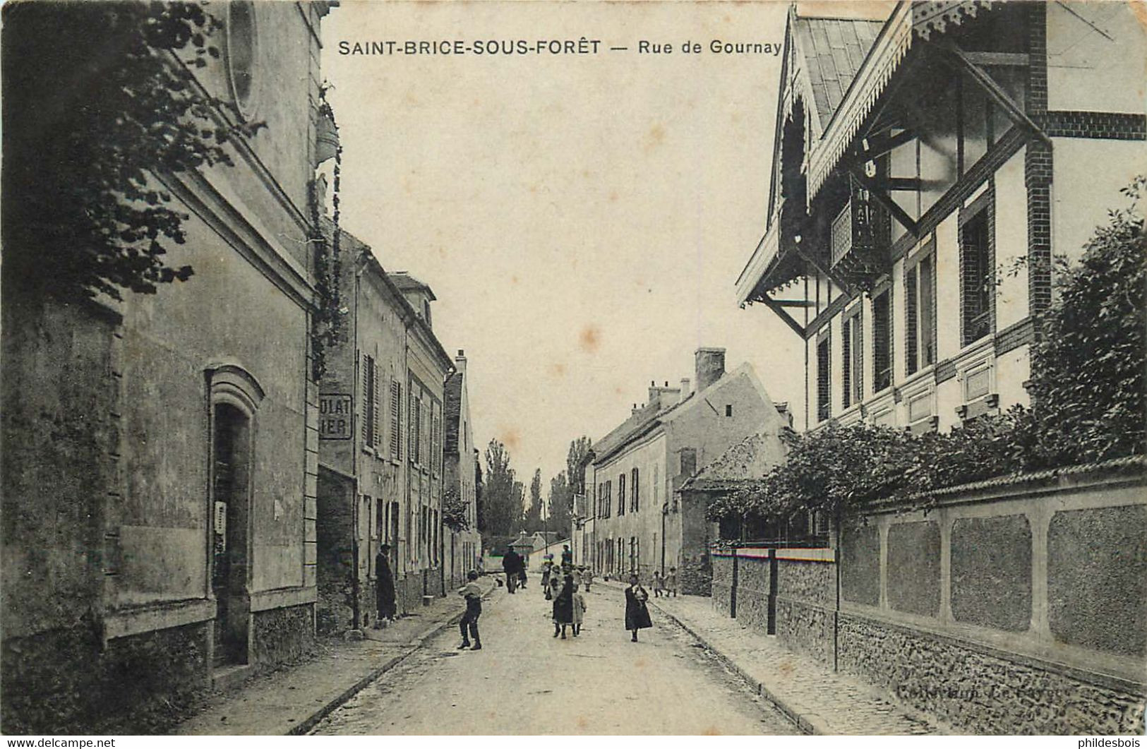 VAL D'OISE  SAINT BRICE SOUS FORET  Rue De Gournay - Saint-Brice-sous-Forêt