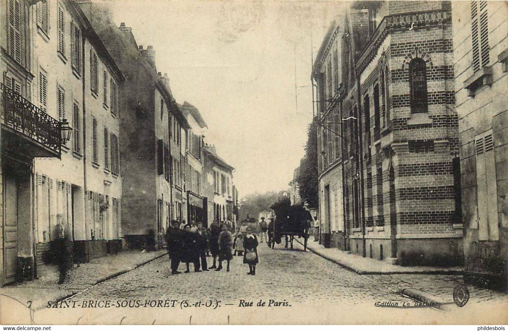 VAL D'OISE  SAINT BRICE SOUS FORET  Rue De Paris - Saint-Brice-sous-Forêt