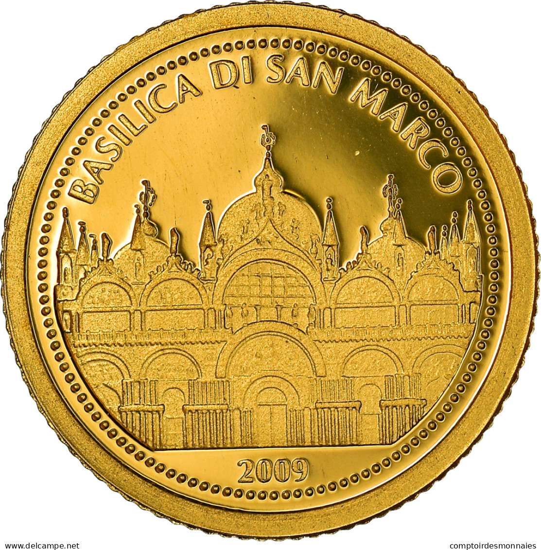 Monnaie, Samoa, Tala, 2009, B.H. Mayer, Basilica Di San Marco, FDC, Or, KM:190 - Samoa