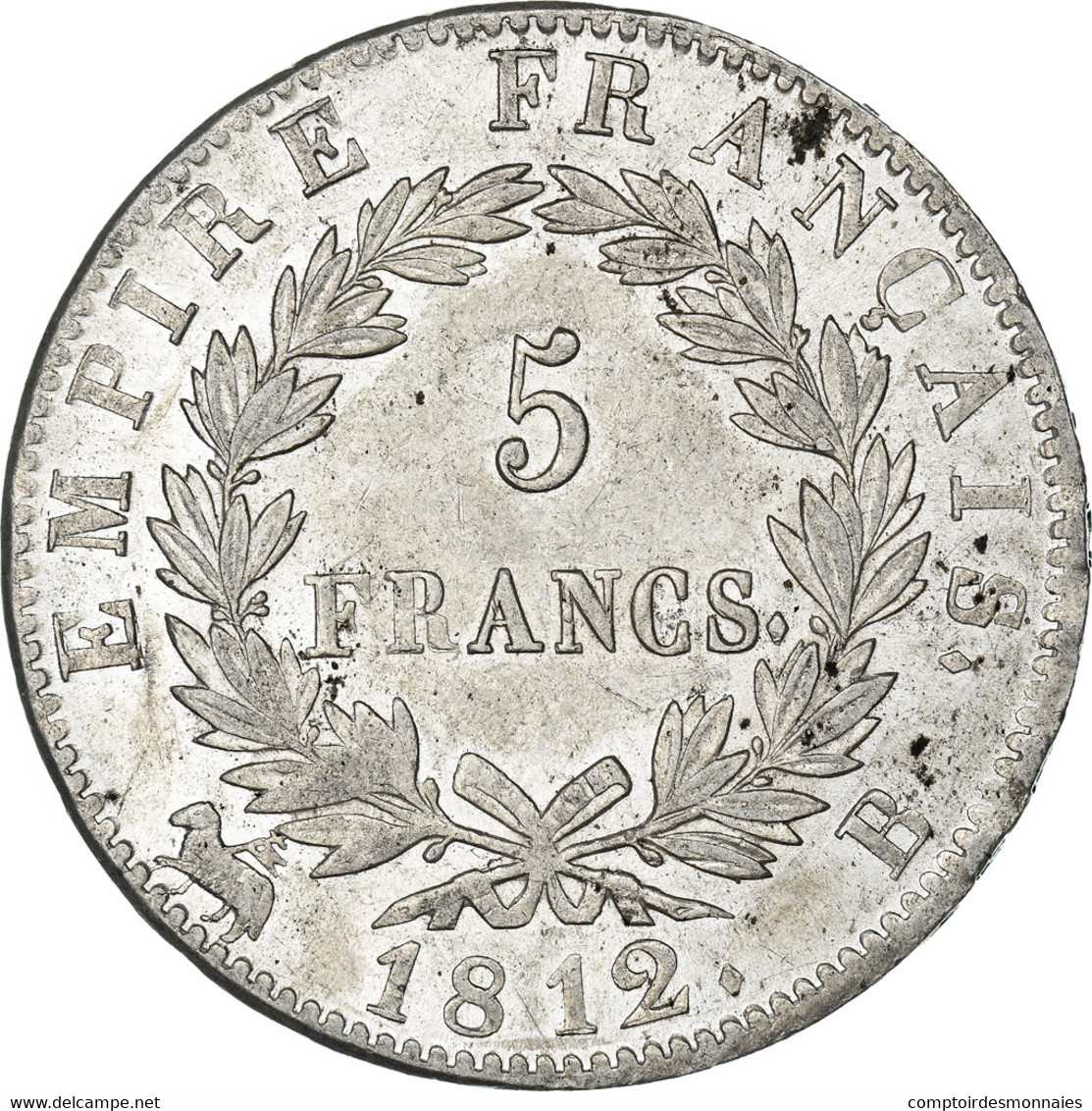 Monnaie, France, Napoléon I, 5 Francs, 1812, Rouen, SUP, Argent, Gadoury:584 - 5 Francs