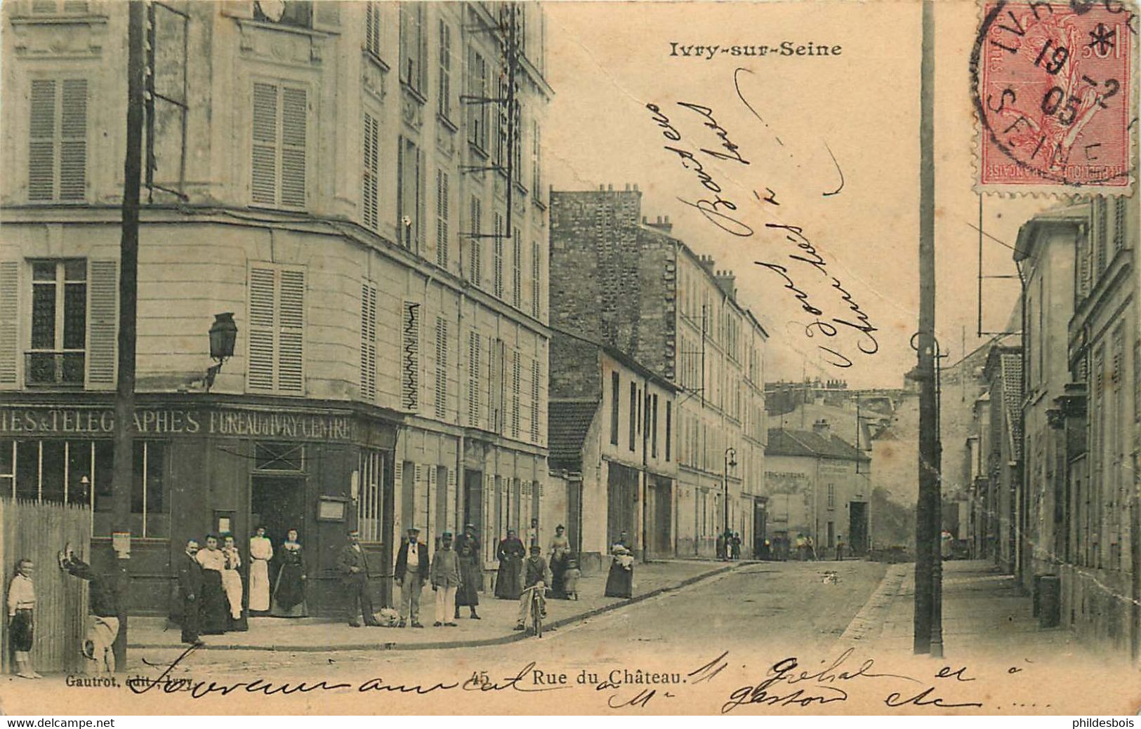 VAL DE MARNE  IVRY SUR SEINE  Rue Du Chateau - Ivry Sur Seine