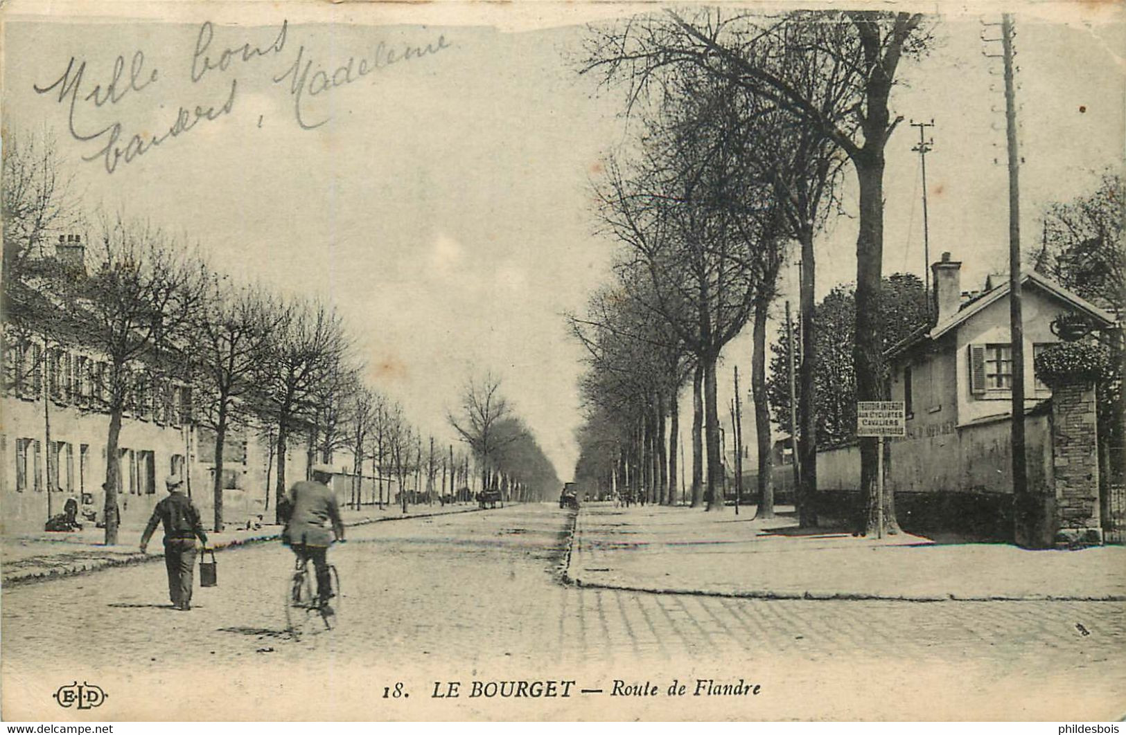 SEINE SAINT DENIS   LE BOURGET  Route De Flandre - Le Bourget