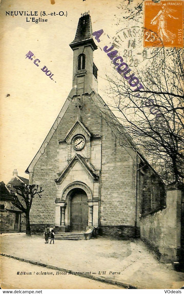 034 343 - CPA -  France (95) Val D'Oise - Neuville (S.-et-O.) - L'Eglise - Neuville-sur-Oise