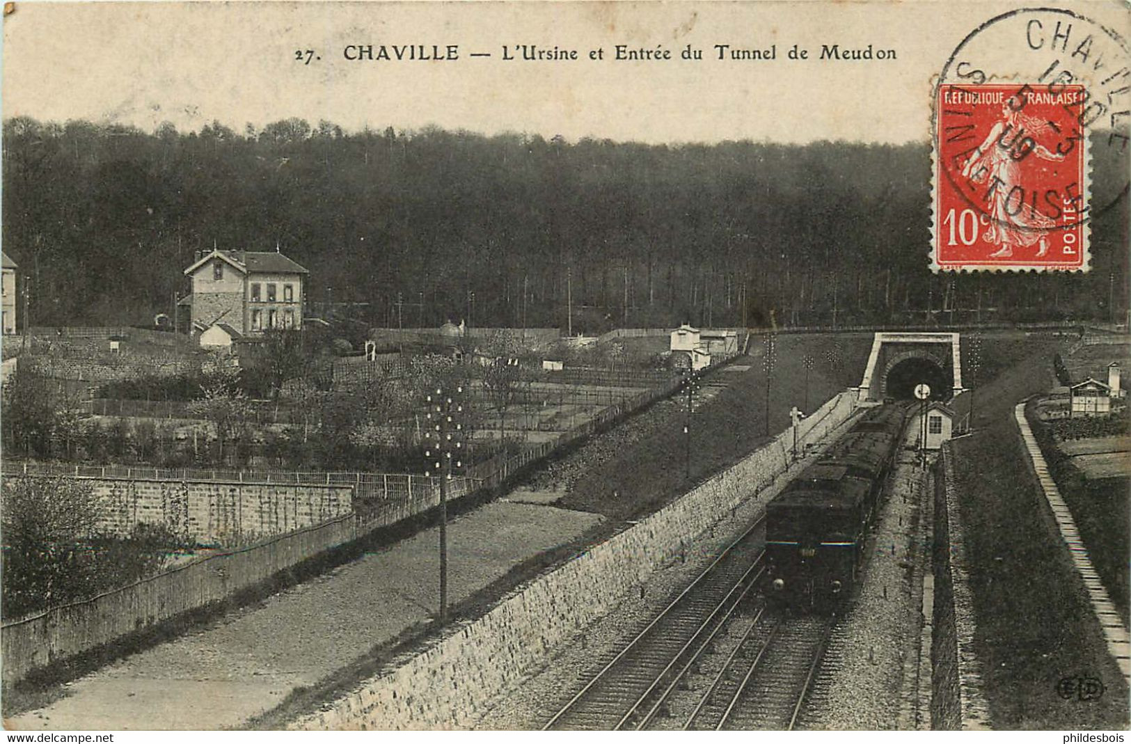 HAUTS DE SEINE  CHAVILLE L'ursine Et Entrée Du Tunnel - Chaville