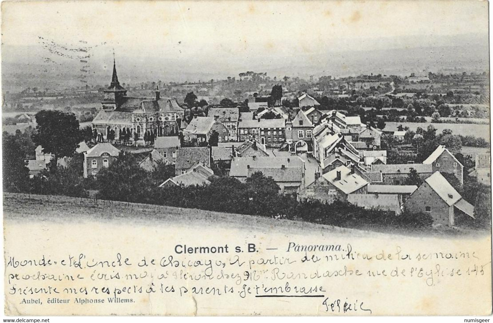 CLERMONT  S. B.   ---  Panorama - Engis