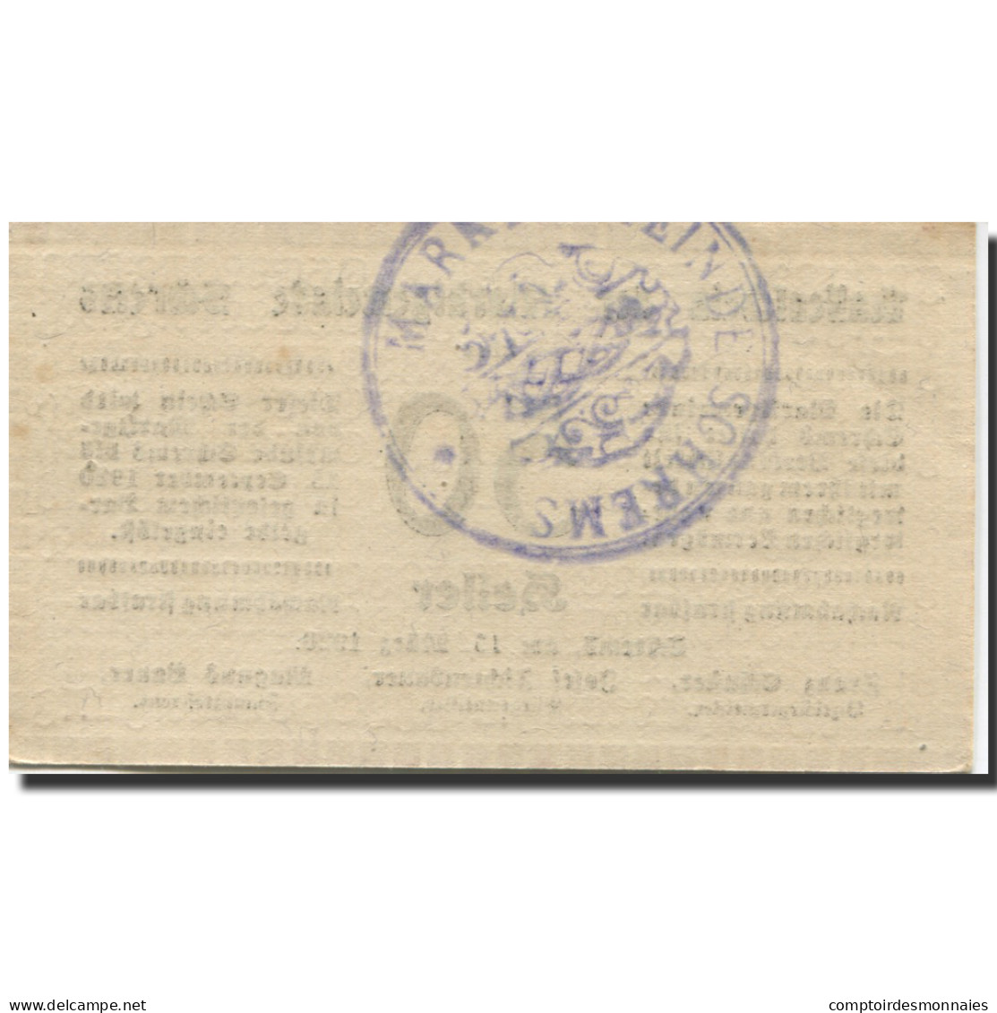 Billet, Autriche, Schrems, 50 Heller, Valeur Faciale, 1920 SPL Mehl:FS 972Ib - Autriche