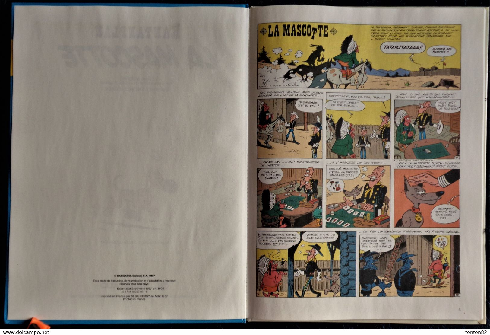 X. Fauche & J. Léturgie - RANTANPLAN - La Mascotte -  Éditions Dargaud - ( E.O. 1987 ) . - Rantanplan