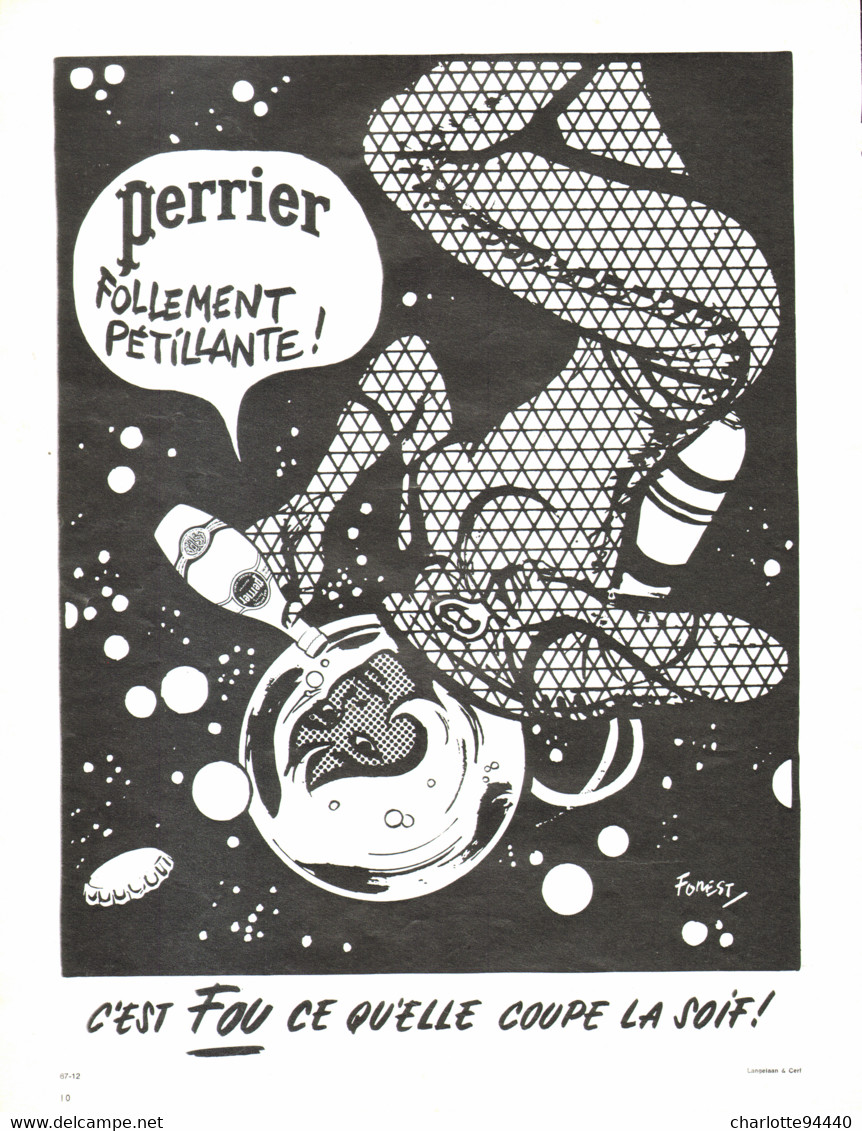 PUB  " PERRIER  "    1965  ( 32 ) - Perrier