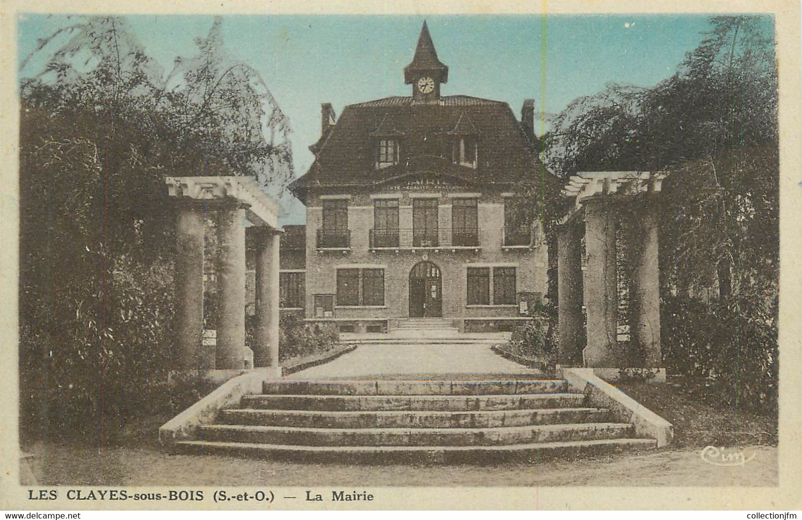 CPA FRANCE 78 "Les Clayes Sous Bois, La Mairie". - Les Clayes Sous Bois