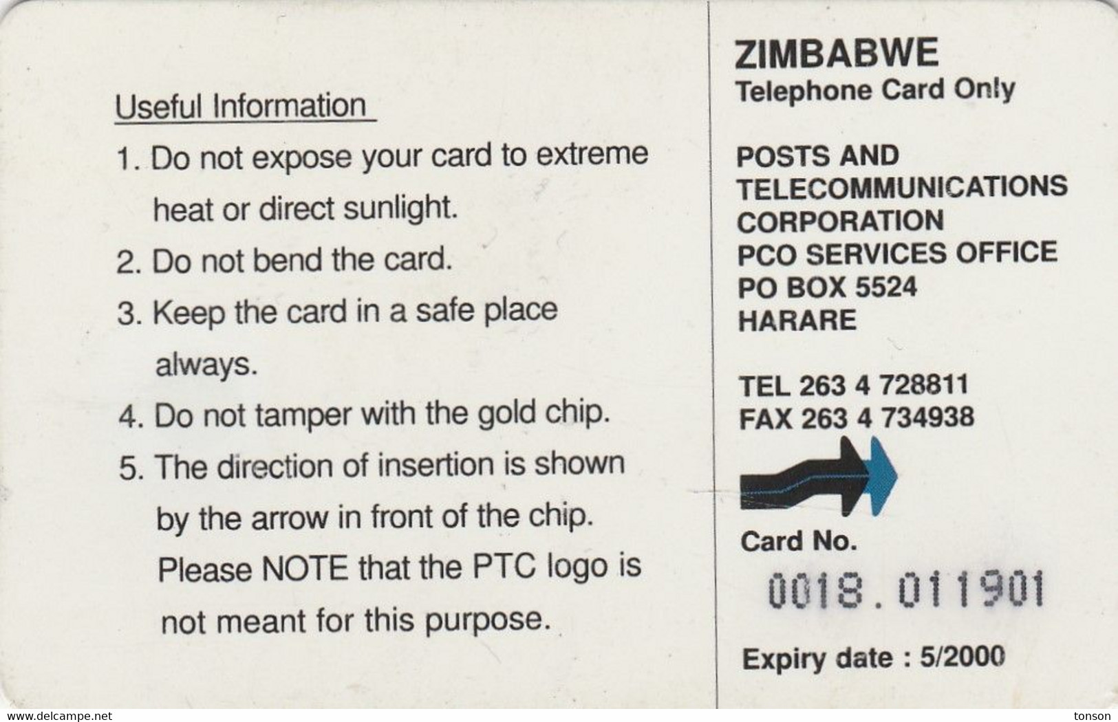 Zimbabwe, ZIM-14, $30, Natasha & Tadiva 2 (With Names), 2 Scans. - Zimbabwe