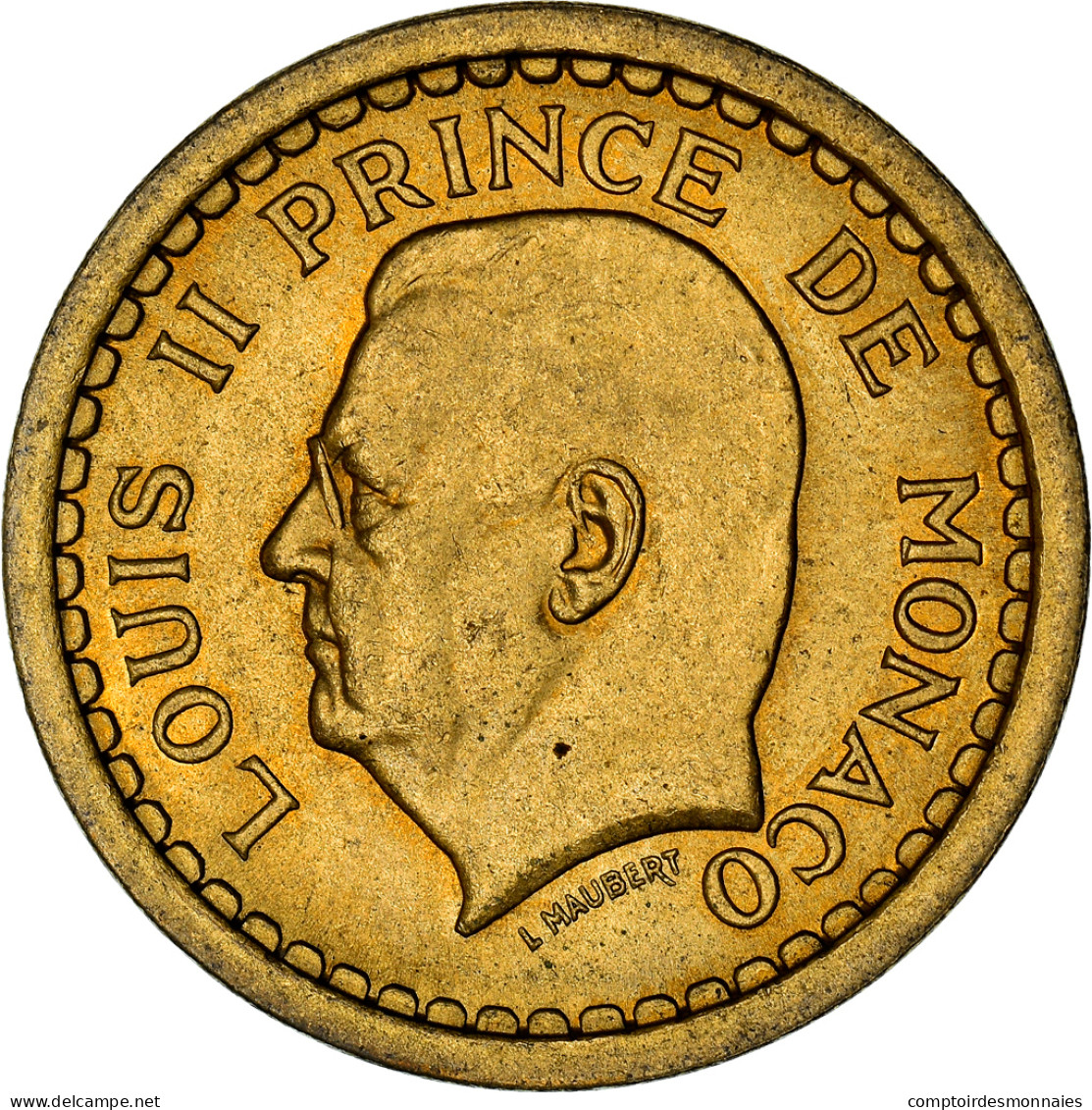 Monnaie, Monaco, 2 Francs, 1943, Paris, SUP+, Cupro-Aluminium, Gadoury:134 - 1922-1949 Louis II