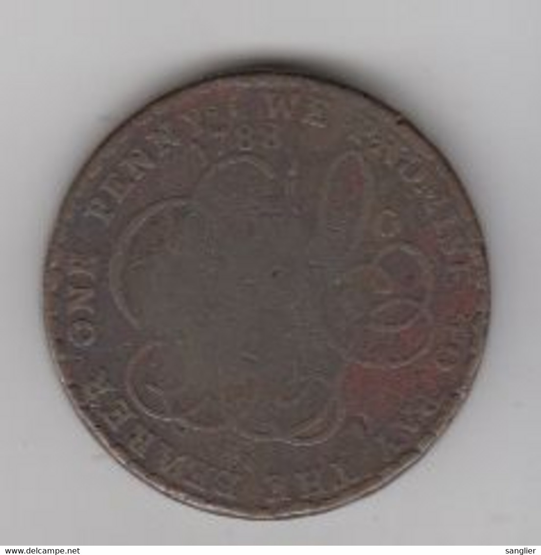 ONE PENNY 1788 - One Penny Parys Mine Company Thomas Williams 1788 Counterstamped - B. 1 Farthing