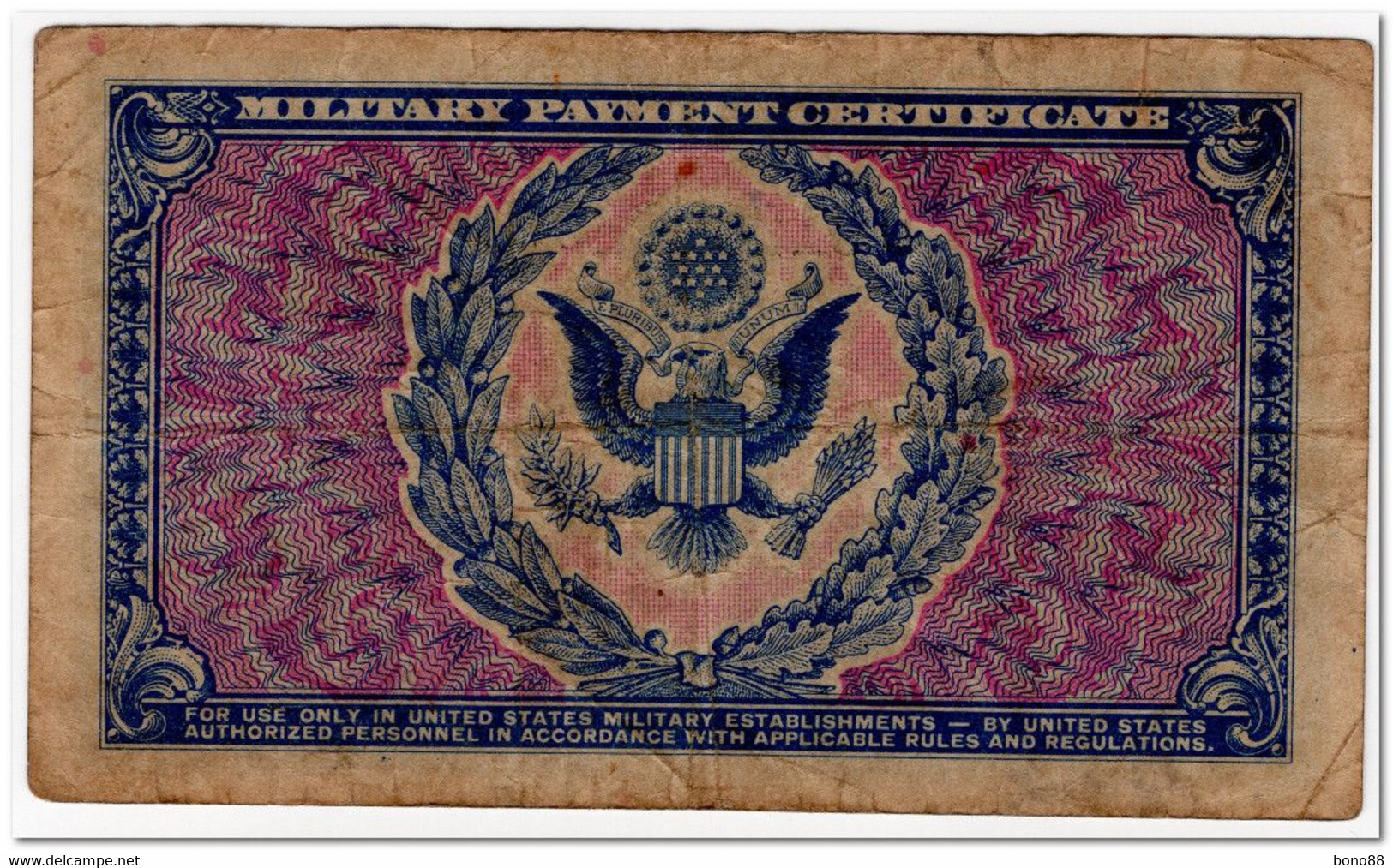 UNITED STATES,MILITARY PAYMENT CERTIFICATE,1 DOLLAR,1951,P.M26,F+ - 1951-1954 - Serie 481