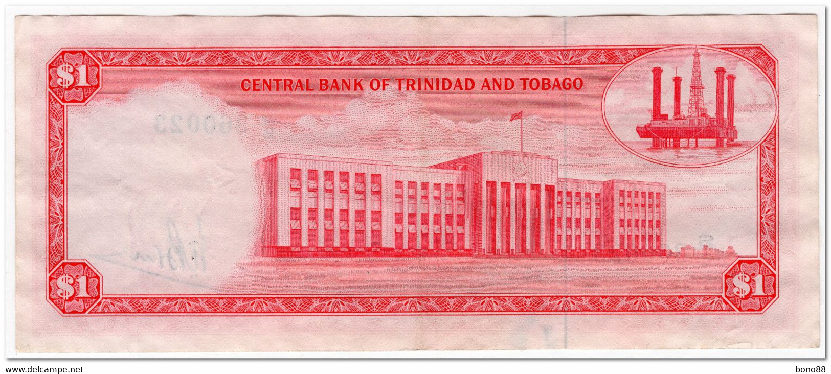 TRINIDAD AND TOBAGO,1 DOLLAR,L.1964,P.26c,VF-XF - Trinidad & Tobago