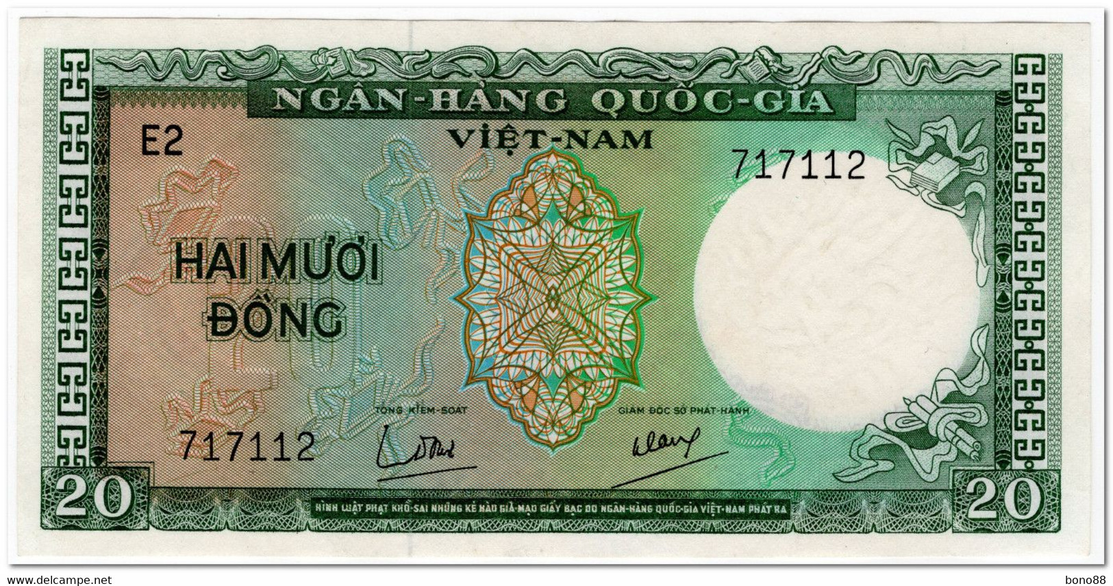 SOUTH VIETNAM,20 DONG,1964,P.16,AU - Trindad & Tobago