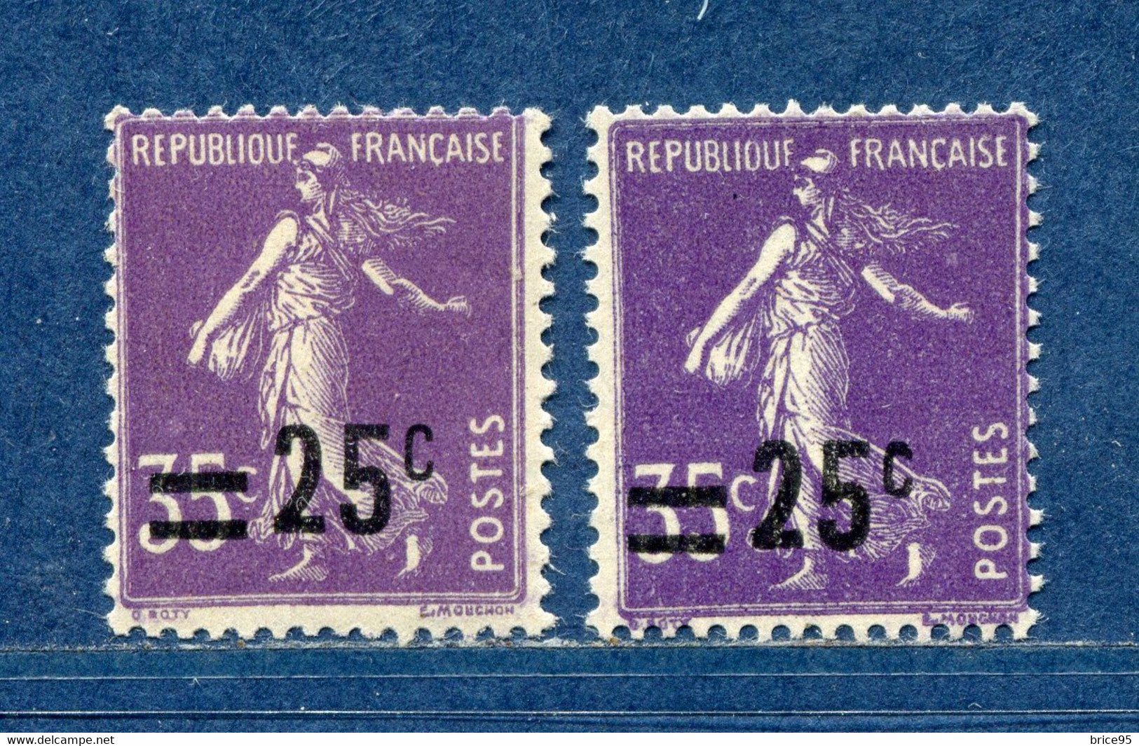 ⭐ France - Variété - YT N° 218 - Couleurs - Pétouilles - Neuf Sans Charnière - 1926 ⭐ - Ongebruikt