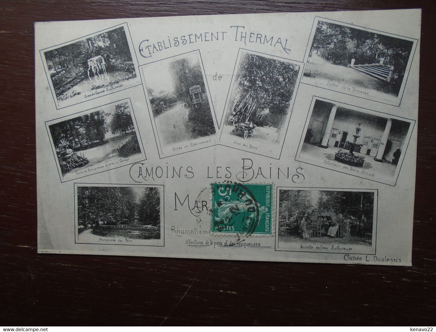 Carte Assez Rare De 1912 , Camoins Les Bains , Multi-vues " Marseille " - Non Classés