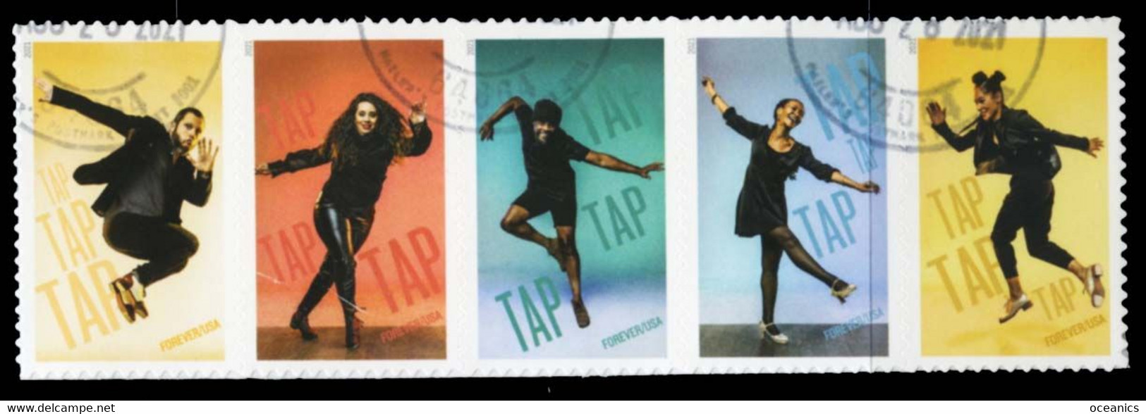 Etats-Unis / United States (Scott No.5613a - Tap Dance) (o) Strip - Used Stamps