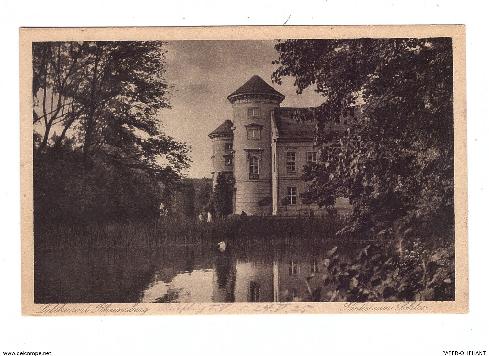 0-1955 RHEINSBERG, Partie Am Schloß, 1925 - Rheinsberg