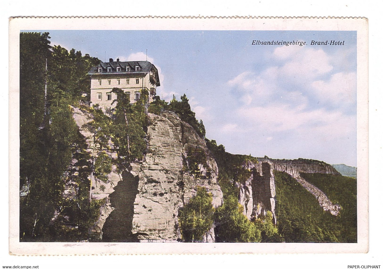 0-8352 HOHNSTEIN, Hotel Brand - Baude - Hohnstein (Saechs. Schweiz)