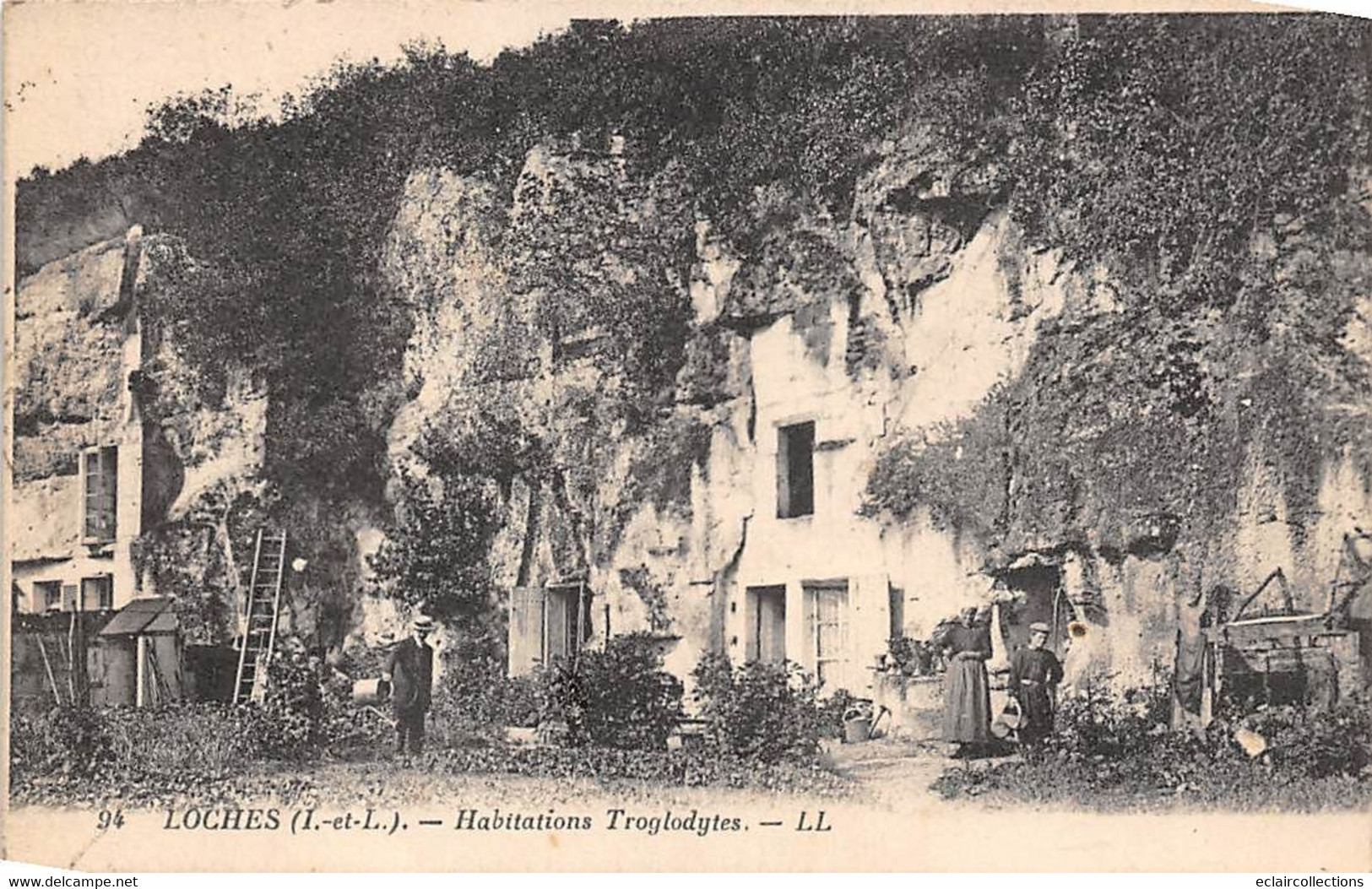 Loches         37        Habitations Troglodytes    LL 34     (scan) - Loches