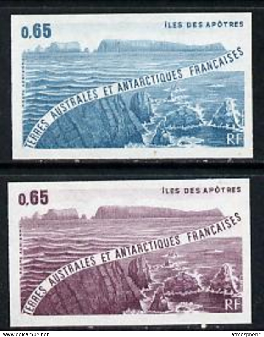 French Southern & Antarctic Territories 1983 Apostles Islands Two Different Imperf Colour Trial Proofs U/M, As SG 170 - Oehna