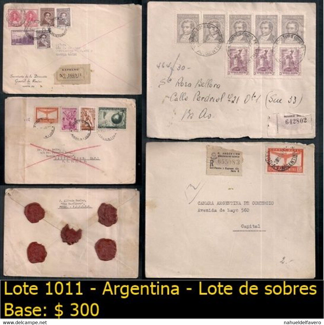 Argentine - Lot D'enveloppes - Otros & Sin Clasificación