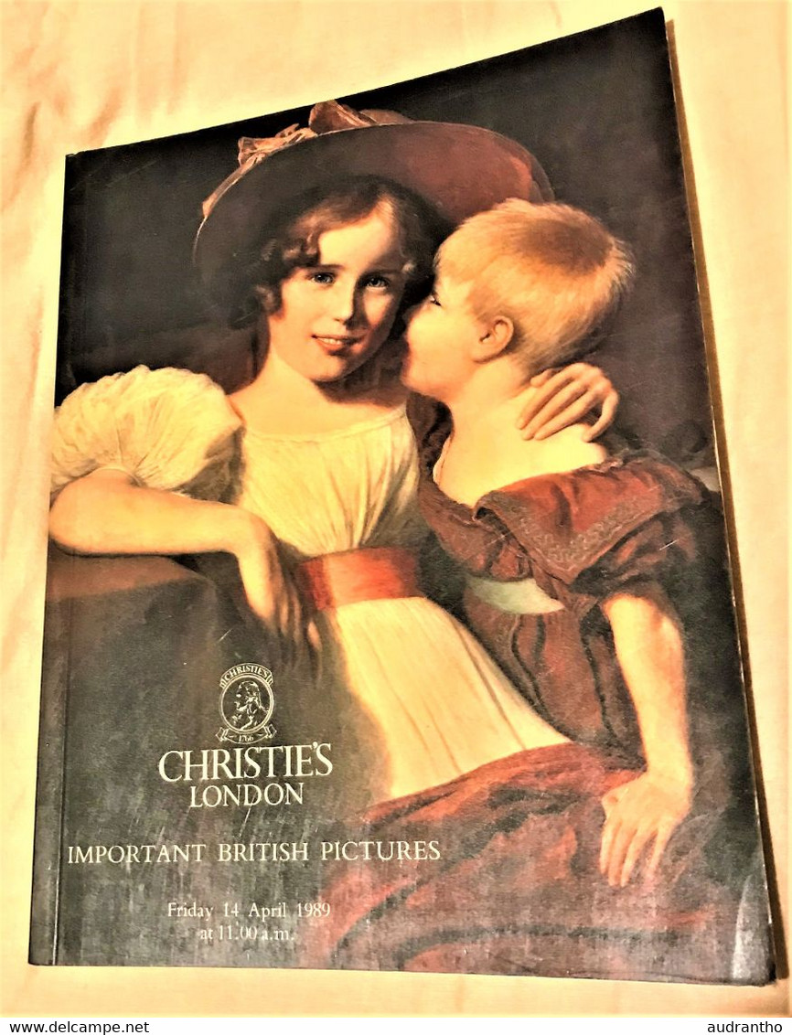 Livre Christies London Tableaux Anglais 1989 Recueil Illustré Des Tableaux De Maître Et Leur Tarif - Histoire De L'Art Et Critique