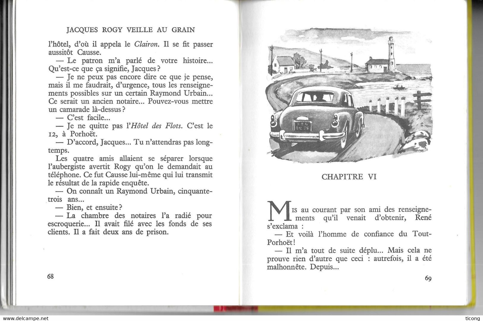 JACQUES ROGY VEILLE AU GRAIN DE PIERRE LAMBLIN, ILLUSTRATION DE VANNI TEALDI, 1ERE EDITION SPIRALE 1966 - Collection Spirale