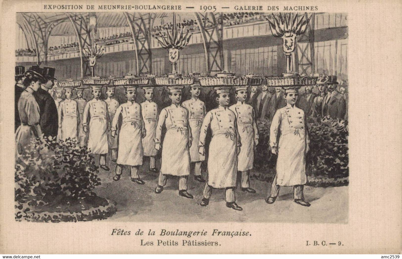 FETE De La BOULANGERIE FRANCAISE 1905  Les Petits Patissiers - Kunsthandwerk