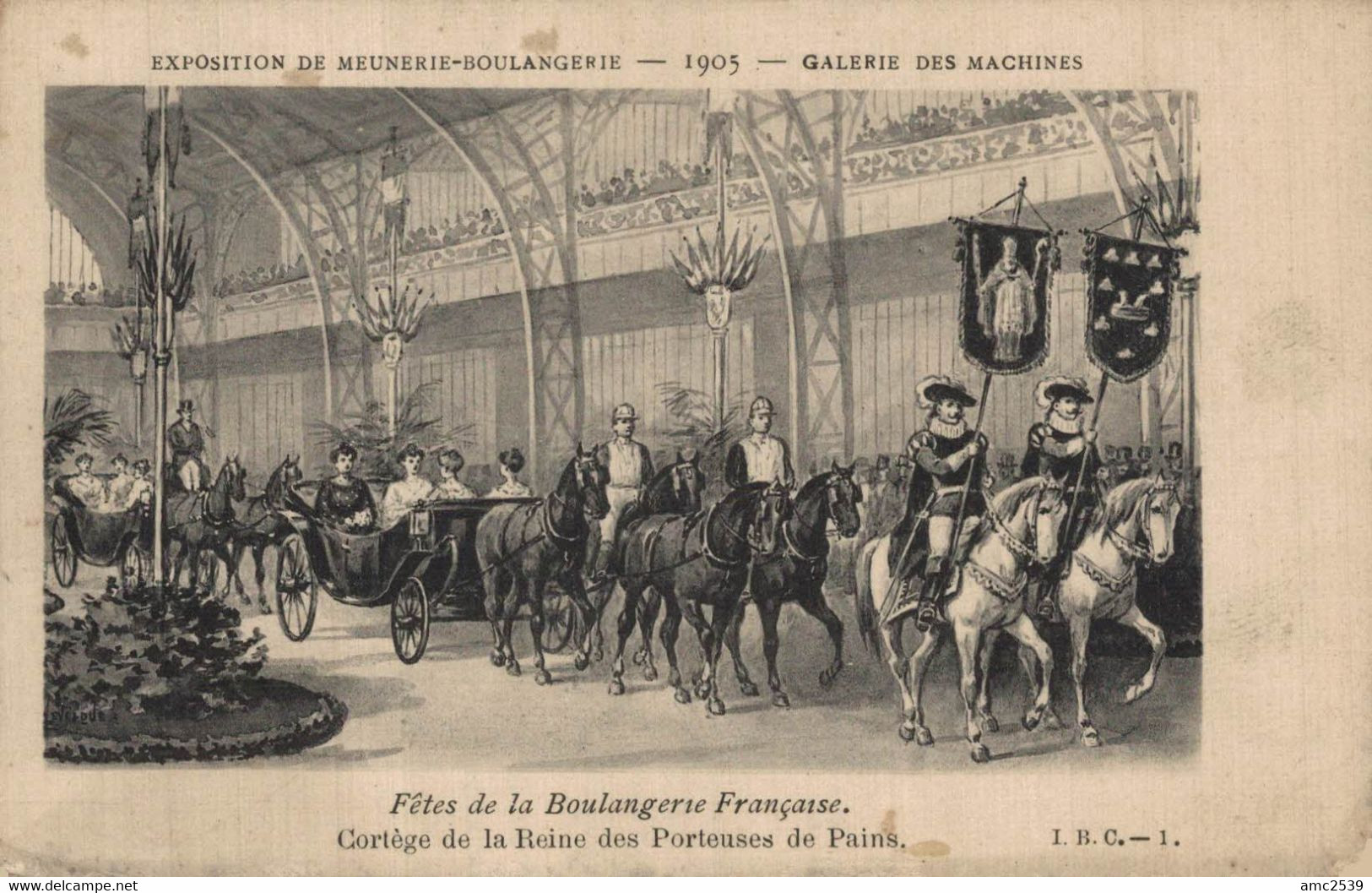 FETE De La BOULANGERIE FRANCAISE 1905  Cortege De La Reine Des Porteurs De Pains - Artigianato