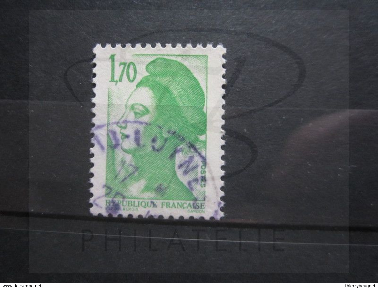 VEND BEAU TIMBRE DE FRANCE N° 2318 , CACHET VIOLET " LUYNES " !!! - 1982-1990 Liberté De Gandon